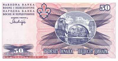 Bosnien Herzegowina - 50  Dinara (#047_UNC)
