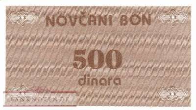 Bosnien Herzegowina - 500  Dinara (#049c_AU)