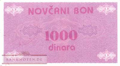 Bosnia and Herzegowina - 1.000  Dinara (#050a_AU)