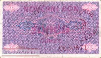 Bosnien Herzegowina - 20.000  Dinara (#052Aa_VF)