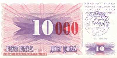 Bosnien Herzegowina - 10.000  Dinara (#053d_UNC)