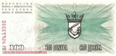 Bosnien Herzegowina - 100.000  Dinara (#056f_UNC)