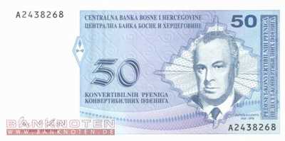 Bosnien Herzegowina - 50  Convertible Pfeniga (#057a_UNC)