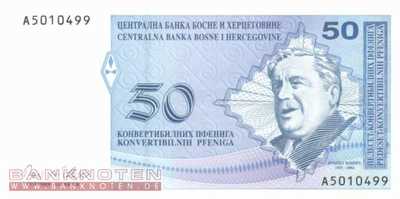 Bosnien Herzegowina - 50  Convertible Pfeniga (#058a_UNC)
