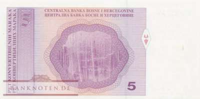 Bosnien Herzegowina - 5  Convertible Marka (#061a_UNC)