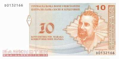 Bosnien Herzegowina - 10  Convertible Marka (#063a_UNC)