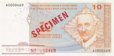 Bosnien Herzegowina - 10  Convertible Marka - SPECIMEN (#064aS-2_UNC)