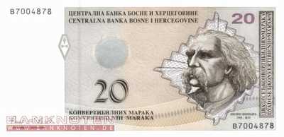 Bosnien Herzegowina - 20  Convertible Marka (#066a_UNC)