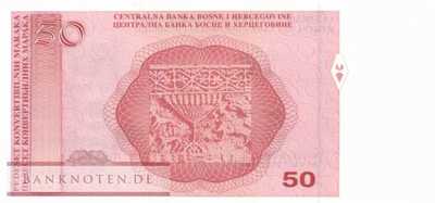 Bosnia and Herzegowina - 50  Convertible Marka (#067a_UNC)