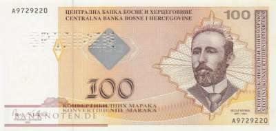 Bosnien Herzegowina - 100  Convertible Marka (#070bS-3_UNC)