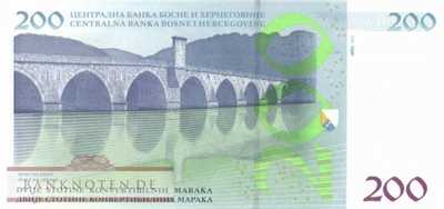 Bosnien Herzegowina - 200  Convertible Marka (#071a_UNC)