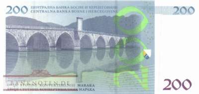 Bosnia and Herzegowina - 200  Convertible Marka (#071b_UNC)