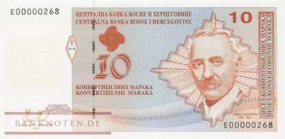 Bosnien Herzegowina - 10  Convertible Marka (#073_UNC)