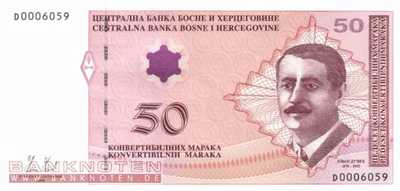 Bosnien Herzegowina - 50  Convertible Marka (#077b_UNC)