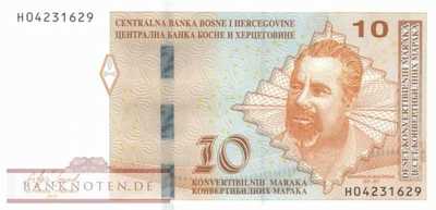 Bosnia and Herzegowina - 10  Convertible Maraka (#080c_UNC)