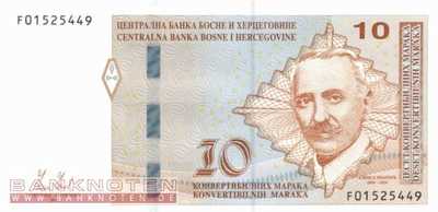 Bosnien Herzegowina - 10  Convertible Maraka (#081a_UNC)