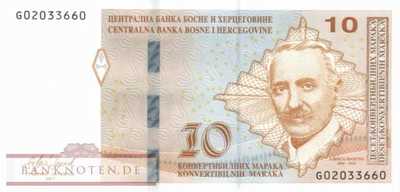 Bosnia and Herzegowina - 10  Convertible Maraka (#081b_UNC)