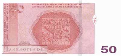 Bosnia and Herzegowina - 50  Convertible Maraka (#084c_UNC)