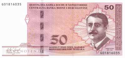 Bosnia and Herzegowina - 50  Convertible Maraka (#085b_UNC)