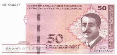 Bosnien Herzegowina - 50  Convertible Maraka (#085c_UNC)