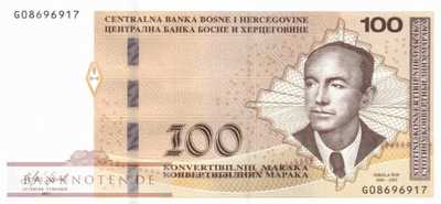 Bosnien Herzegowina - 100  Convertible Maraka (#086b_UNC)