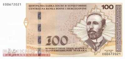 Bosnien Herzegowina - 100  Convertible Maraka (#087a_UNC)