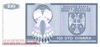 Bosnien Herzegowina - 100  Dinara (#135a_UNC)