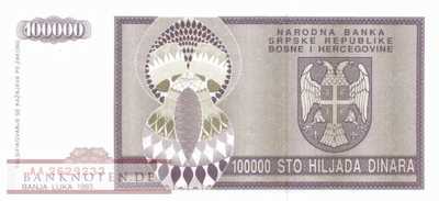 Bosnien Herzegowina - 100.000  Dinara (#141a_UNC)