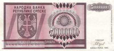 Bosnien Herzegowina - 50 Millionen Dinara (#145a_VF)