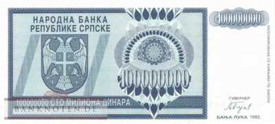 Bosnia and Herzegowina - 100 Million Dinara (#146a_UNC)