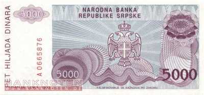 Bosnien Herzegowina - 5.000  Dinara (#152a_UNC)