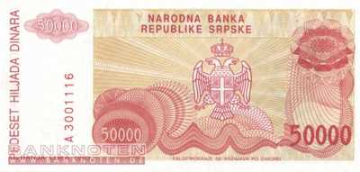 Bosnia and Herzegowina - 50.000  Dinara (#153a_UNC)