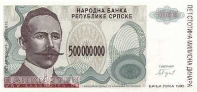 Bosnien Herzegowina - 500 Millionen Dinara (#158a_UNC)