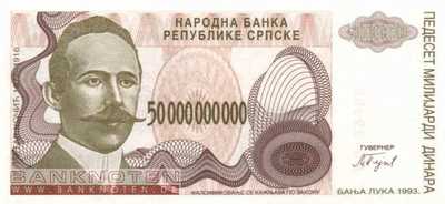 Bosnien Herzegowina - 50 Milliarden Dinara (#160a_UNC)