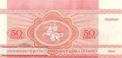 Belarus - 50  Kapeek (#001-2-1_UNC)