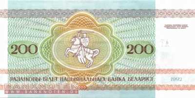 Belarus - 200  Rubel (#009_UNC)