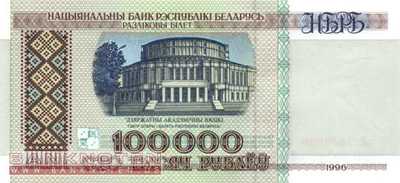 Belarus - 100.000  Rubel (#015a_UNC)
