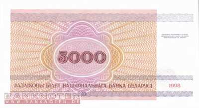 Belarus - 5.000 Rubel (#017_UNC)