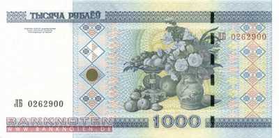 Weissrussland - 1.000  Rubel (#028b_UNC)