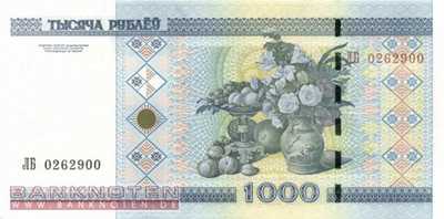 Belarus - 1.000  Rubel (#028b_UNC)