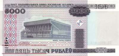 Belarus - 5.000  Rubel (#029a-2_UNC)