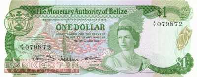 Belize - 1  Dollar (#038a_UNC)