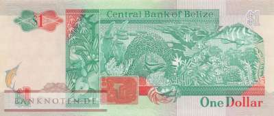 Belize - 1  Dollar (#051_UNC)