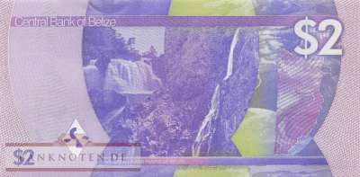 Belize - 2  Dollars (#073_UNC)