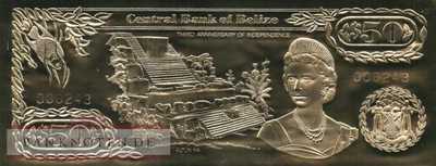Belize - 50  Dollars (#CS1-050-2_UNC)