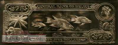 Belize - 75  Dollars (#CS1-075-5_UNC)