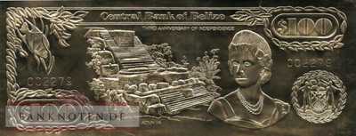 Belize - 100  Dollars (#CS1-100-2_UNC)