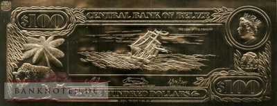 Belize - 100  Dollars (#CS1-100-4_UNC)