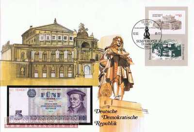 Banknote Cover German Democratic Republic - 5  Mark (#GER02_UNC)