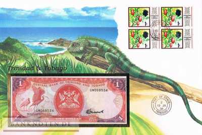 Banknote Cover Trinidad & Tobago - 1  Dollar (#TTO01_UNC)